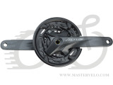 Шатуны Shimano FC-M2000 Altus 40/30/22T 9ск.175мм, защита, черные (EFCM2000E002C)
